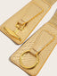 Fashion Golden Dress Belt; Wide Corset Seal Belt