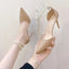 Women's High Heel Classic Buckle Pointed Toe Shoes