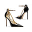 Pointed Toe; Ankle Buckle; Stiletto Heel