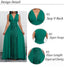 Elegant Green Sequin Dress; Satin Strap Sleeveless; Split at the Thigh