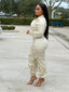 Cargo Jumpsuit; Solid Zipper Fly; Big Pockets