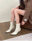 Women Ankle Boots; Fashion Pointed Toe