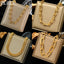 Stainless Steel Exaggerated Gold Color Thick Chain Pendant Necklace