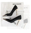 Metal Pointed Tip Pumps; Heels 10 Cm Banquet High Heels