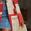 Long Blazer Jacket; Newspaper Print Pattern; Notched Collar; Urban Wear