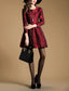 Autumn Long Sleeve Jacquard Dress; Perfect For A Young And Blossoming Belle