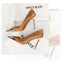 Metal Pointed Tip Pumps; Heels 10 Cm Banquet High Heels