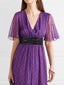 Decorative Dress with Skirt Body-Shaping Wide Belts