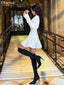 Bodycon Black Knitted Dress; Short and Jazzy